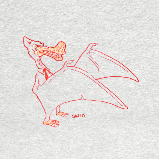 Office Pterodactyl by CoolCharacters